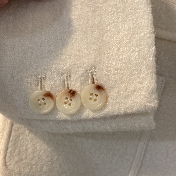 Ivory boiled wool blazer from Talbots - Picture 7 of 7